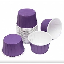 Kağıt Muffin Kek Kalıbı Mor