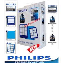 Philips Uyumlu Fc 9929 Marathon Ultimate Ön Ve Arka Hepa Filtre Seti (409054442)
