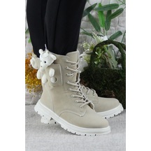 Fort Cool Perla Rahat Sıcak Astar Kaymaz Taban Kız Çocuk Bot Bej