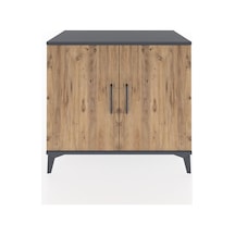Hyperion Şifonyer 2 Kapaklı 88x44x80 Antrasit-çam Antrasit