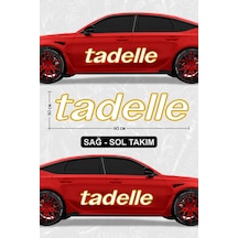 Tadelle Yan Gövde Sticker Kaplama Beyaz - 864812192