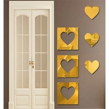 Kalpçerçeve Model 3x25cm 3x15 Cm 6 Parça Gold Renk