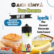 Boss Reserve Cutwood Dıy Kit Muz Karamel Kek Gıda Aroması %20 Oranda Aroma İçerir Hazır Değildir 100 Ml