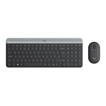 Logitech Mk470 İnce Kablosuz Set Siyah 920-009435 Optik