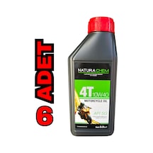 Naturachem 4t 10w-40 Motosiklet Yağı 0.9 Litre 6 Adet