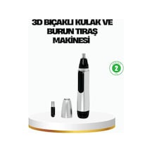 Ers 3d Bıçaklı Burun Ve Kulak Tıraş Makinesi Pil İle Çalışan Taşınabilir Model