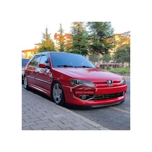 Peugeot 306 1993-2002 Uyumlu Üniversal Astra H Lip Esnek Ön Lip 2 Parça Tampon Altı Dil Karlık Ön Ek 00 Şüscaroto Aksesuar