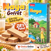 Naya Gofret 28 Li Paket Çikolata Dolgulu Çıtır Çıtır Bulgaristan Gofreti Balkan Atıştırmalığı