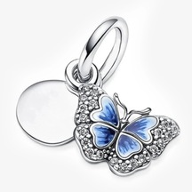 Nur Silver Kelebek Gümüş Charm Nur-bl00399