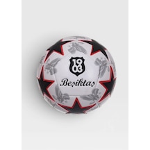 Lisanslı Taraftar Serisi Futbol Topu No5 4 Büyükler Desenli Futbol Topu Beşiktaş