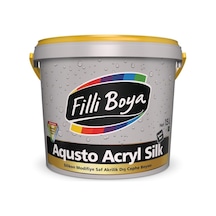Filli Boya Aqusto Acryl Silk Saf Akrilik İpek Mat Dış Cephe Boyası 15 Lt 15 LT