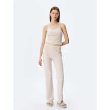 Koton Pamuklu Örme Crop Askılı Pijama Üstü Lila 5wlk90050mk Lila LILA