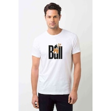 Pıtbull Dog Baskılı Beyaz Erkek Tshirt (528989283)