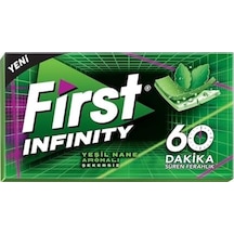 First Infinity 60 Dk Yeşil Nane Aromalı Şekersiz Sakız 27 Gr