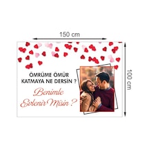 Alternatifbaski Kişiye Özel 100X150 Evlenme Teklifi Afiş Branda Baskı