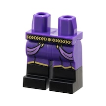 Minifigür Parçaları: Legs Decorated, Bacak, Ayak: 970c00pb1685