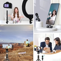 Büro Ev Ofis Personel Telefonu İçin Type C Apple Uyumlu iPhone Kablosuz Mini Yaka Mikrofonu Diğer