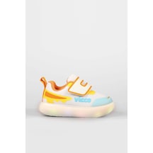 Vicco Melodic Işıklı Erkek Okul Öncesi Beyaz/mavi Sneaker