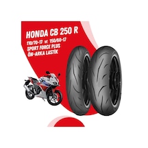 Honda Cb 250 R Mitas Sport Force + Lastik Takımı 110/70-17 + 150/60-17