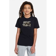Wv Gtı Baskılı Unisex Çocuk Siyah T-Shirt