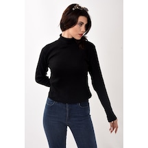 Belifanti Collection Kadın Balıkçı Yaka Boğazlı Slim Fit Kazak