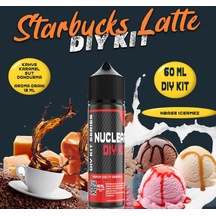 Nuclear 60 Ml Dıy Kit Starbucks Latte Gıda Aroma 12 Ml Aroma İçerir