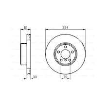 Bmw 7 E65 730D 2002-2005 Bosch Ön Disk 2 Adet