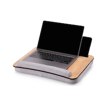 Ls014 Minderli Laptop Sehpası Meşe Gri