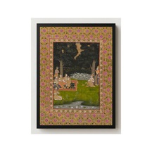 Botanik Ormandaki Münzevi Ve Hanımlar Çerçevesiz Poster 21x30 Cm A4 Botanik Doğa Tarihi Duvar Dekoru