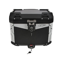 Gp Kompozit Universal 37 Lt Alüminyum Motosiklet Çantası Siyah