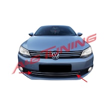 Vw Jetta Krom Ön Tampon Çitası 2 Prç 2011-2014 Arası Paslanmaz Çe N11.1187