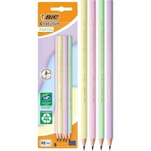 Bic Evol Kurşun Kalem Pastel Renk Hb - 5 Adet