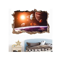 Solar Sistem Gezegenler Full Hd Baskı 3d Modern Duvar Sticker