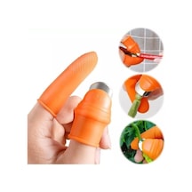 Pratik Baş Parmak Koruyucu Eldiven Sebze Meyve Soyucu Kesme Ayıklayıcı Silikon Aparat