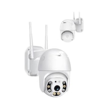 Cmr-12 Beyaz 360 Görüş Hareketli Wi-fi Akıllı Ip Güvenlik Kamerası Dış Mekan Kamerası
