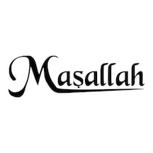 Byr002 Maşallah Sticker Oto Motor Laptop Duvar Folyo Sticker 10x3 Cm Efsngrck