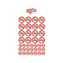 Sigara Içilmez Sticker Seti