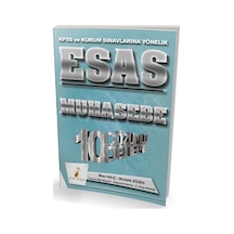 Esas Muhasebe 10 Çözümlü Deneme Kpss Ve Kurum Sınavlarına