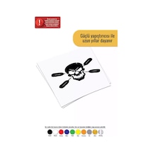 Kurukafa Ve Kürekler Sticker Oto Motor Laptop Duvar Folyo Sticker 50 X 35 Cm