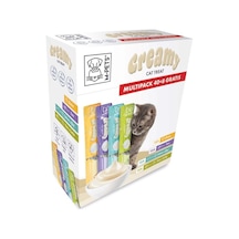 19041699-m-pets 4 Lezzet Karışık Kedi Creamy 40+8 Bedelsiz 48x15gr