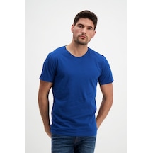 Rich Erkek Yıkamalı Basic T-Shirt (481343701)