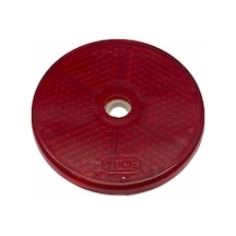Yuvarlak Reflektör Delikli Kırmızı 60 Mm