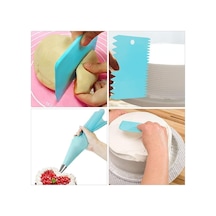 Profesyonel Pasta Süsleme Seti,18 Parça, Renkli Dekorasyon Marzipan Set Kalemi, Krema Sıkma Torbası, Spatula, Hamur Şekillendirici,pasta Süsleme Araçları Trapez Spatula Pasta Aksesuarı Pasta Kiti Açık Bej