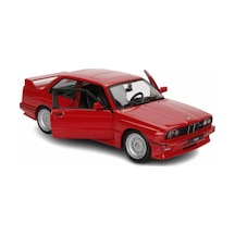 Bmw M3 Red 1/24 Model Araba