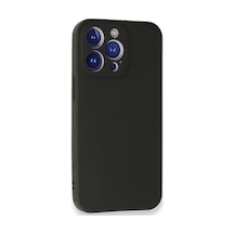Apple iPhone  Uyumlu-  13 Pro Max Kılıf First Silikon - Siyah