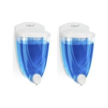 Buççin Online Mağaza F011 Sıvı Sabunluk 650 Ml 2 Adet - Avantaj Paketi Plastik Beyaz Çok Renkli