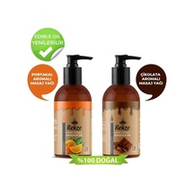 Rekze Yenilebilir Portakal + Cıkolata Masaj Yagı 120 Ml