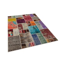 Benzersiz Patchwork El Dokuma Halı 160 X 230 Cm 6043