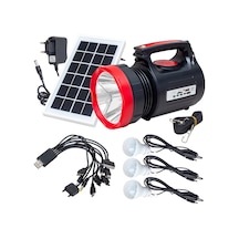 POWERMASTER YAJIA YJ-1908TSYK 10 WATT 22 SMD LEDLİ SOLAR PANELLİ 3 AMPULLÜ USB-MP3-RADYO DESTEKLİ SOLAR IŞILDAK FENER