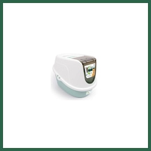 M-pets Eco Tima Kapalı Kedi Tuvaleti Large Deniz Yeşili 60x45x42 Cm Bzs01